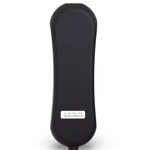 4 Button Lighted Remote Replacement With USB Charging Port For Dual Motor Lift Chair And Power Recliner Model DL SK 109 2 002 Easy Install Durable Build Fits Straight 5 Pin Plugs black back view