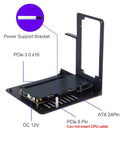 External eGPU dock showcasing PCIe 3.0, ATX 24Pin, and power support bracket for heavy gamers and content creators.