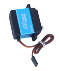 Beast Mode 35 Kilogram Digital Servo With Coreless Motor featuring a blue IP66 waterproof shell and cables for RC cars.