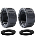 Get Your 2pcs Round Threaded Cap For Pipe Ends With Rubber Seals And Female Hose Connector Kit In 20mm Size To Blank Off Pipes Like A Boss. threaded pipe caps and rubber seals