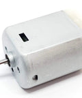 2 Pack 10mm Flat Shaft Central Door Lock Actuator Motor FC-280PC-22125 silver body with flat D spindle