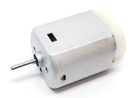 2 Pack 10mm Flat Shaft Central Door Lock Actuator Motor FC-280PC-22125 silver body with flat D spindle