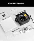 Components of Quiet Bathroom Exhaust Fan With Dope LED Light Ceiling Mount Ventilation For Home And Bath