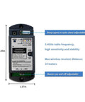 Wireless Swing Door Operator With Square Handicap Push Buttons And Built Tough Stainless Steel Electric Strike remote receiver controller