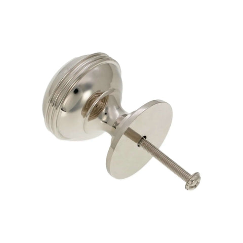 Solid Brass Beehive Cabinet Knob Set In Nickel Finish For Drawers And Cabinets Old Style Bloxwich Drawer Pulls Preston Large Size Screws Included