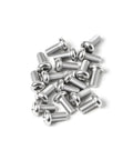 Heavy Duty M5 X 20Mm Pan Head Machine Screws 30 Pc Set 304 Stainless Steel Phillips Cross Drive shown together