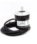 TRD-J1000-RZ Absolute Rotary Encoder J2000 for automotive electronics, shown with wires coiled at the base for easy install.