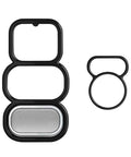 Honda Civic Si 1999 2000 VTEC Solenoid Gasket Kit Replacement Upper And Lower Head Valve Gasket Set in black rubber