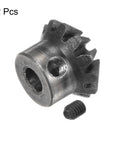 Bevel Gear Set One To One 12 Teeth Pinion With 6mm Shaft Hole One Point Five Module 90 Degree Steering Gear Built From Grade 45 Steel