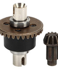 Center Diff Bevel Gear Set For 1/16 RC Cars, 30T Upgrade For SCY 16101 16102 16103 16201 with two metal gears