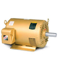 Single 25 HP 3-Phase General Purpose AC Motor, 284T Frame with OPSB Enclosure, shown in gold with regreasable ball bearings