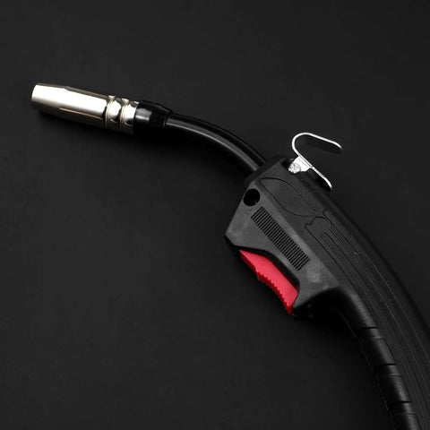 Solid 14k Copper Mig Welding Torch Stinger with ergonomic handle and rubber cable for durable use in various projects.