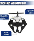 Heavy Duty Battery Terminal And Wiper Arm Puller Pro Grade Adjustable 35 To 85mm Universal Tool close-up view