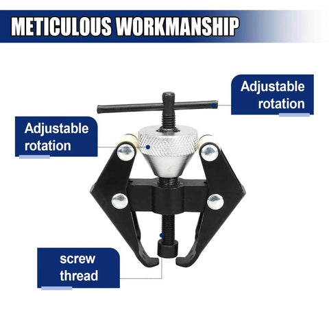 Heavy Duty Battery Terminal And Wiper Arm Puller Pro Grade Adjustable 35 To 85mm Universal Tool close-up view