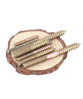 20 Pack M8 Double Ended Hanger Bolts For Furniture Fixing Self Tapping Screws on wooden slice, heavy duty wood to metal connectors