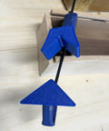 Corner Clamp Adapter For Quick Clamp 90 Degree Woodworking Tool Set attached to wooden frame corner