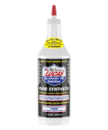 Pure Synthetic Motor Oil Stabilizer Formula Guards Engines And Transmissions With Strong Film To Lock Pressure On Modern Domestic Or Import Rides So It Runs Slick Smooth And Tight For Daily Grinds In One Quart Pack, shown in clear bottle.
