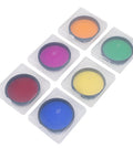 6 Piece 2 Inch Telescope Eyepiece Filter Kit Moon Filter With M48x0.75mm Threads Eyepiece Filters In Storage Case shown in six colors