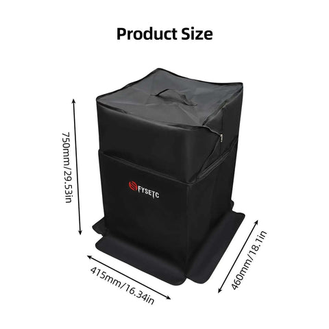 Collapsible Printer Enclosure For Bambu Lab X1 Series And Similar Sized FDM And Resin 3D Printers, Dustproof Sunlight Shield