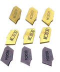 Super Tough 10 Pack Carbide Turning Inserts For Lathe Sp200 Pc9030 Slotted Grooving Tools high wear resistant carbide inserts set