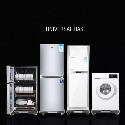 Universal Mobile Base For Dryer, Washing Machine, And Mini Refrigerator, Adjustable, Multi Functional Stand With 4 Strong Feet