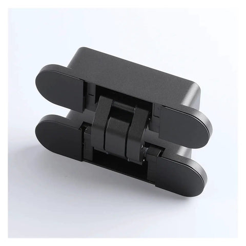 3D Adjustable Invisible Hidden Door Hinge In Black Finish For Cabinets And Furniture, Slick Concealed Hardware