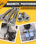Magnetic Positioning PH2 Screwdriver Bits Set For Drywall Plasterboard 10 Piece Pro Grade 50mm Hex Shank With Depth Limiter Collar