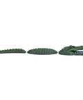Fearless Lawn Gator Guard Statue For Castle Moat Garden Outdoor Decor Hand Cast From Crushed Stone Bonded With Resin Hand Painted