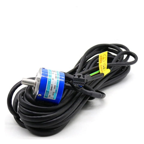 Elevator Encoder For Precise Position Feedback In Lift Systems And Industrial Automation 2048 CPR 5V, blue encoder with cable