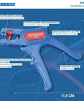 Automatic Wire Stripper No 5 with Side Cutter for 0.2 to 6 mm² Cables, showcasing design and features.