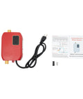 Compact Under Sink Electric Water Heater With 3000W Instant Heating Delivers Genuine Hot Water On Demand Wall Mount Space Saving Build Zero Wait Time Vibe For Daily Grind with power cord and user manual.