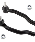 Front Tie Rod End Kit For Acura MDX 2001 2006 And Honda Pilot 2003 2008 3.5L V6 Replacement ES3716 ES3717 Heavy Duty Tie Rod Ends With Left And Right Sides Easy Install Upgrade For Safer Steering, two black tie rod ends with nuts
