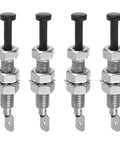 4-pack 12V Door Pin Switch with chrome metal body and plastic actuator for GM hood alarm light