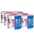 Premium Pink Fiberglass Insulation Batts For Interior Walls And Attic Cavities Heavy Duty Unfaced Design in rolls, R-19 rating for efficient insulation.
