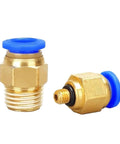 50Pcs Pneumatic Fitting Air Connector Set With 4mm, 6mm, 8mm, 10mm, And 12mm Hose Fittings And 1/8 Inch To 1/2 Inch Thread Quick Connectors for air tools