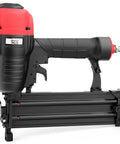 Pro Grade 16 Gauge Pneumatic Straight Finish Nailer With Tool Free Depth Adjustment, 360 Degree Exhaust, Quick Jam Release