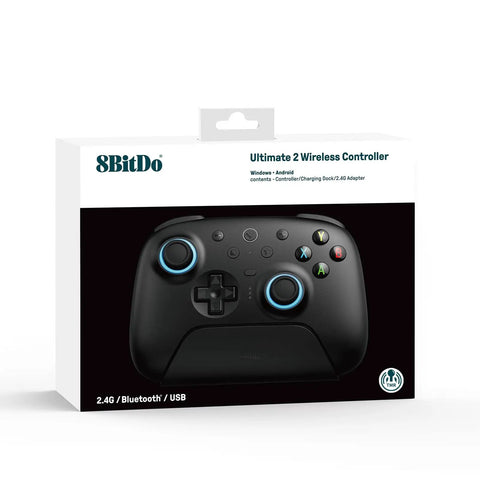 Box of Wireless Gaming Controller For Windows PC Mac Steam And Android With TMR Joysticks Hall Triggers Motion Control RGB Fire Ring