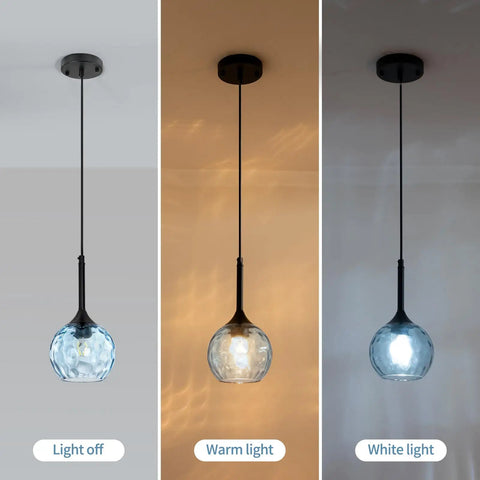 Chill Rustic Glass Mason Jar Pendant Light With Adjustable Cord For Flexible Height, Big Round Canopy, Different Light Modes