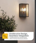 Dusk To Dawn Outdoor LED B11 Candelabra Bulb With Photocell Sensor in wall sconce, UL Listed, E12 frosted finish, 3000K warm white