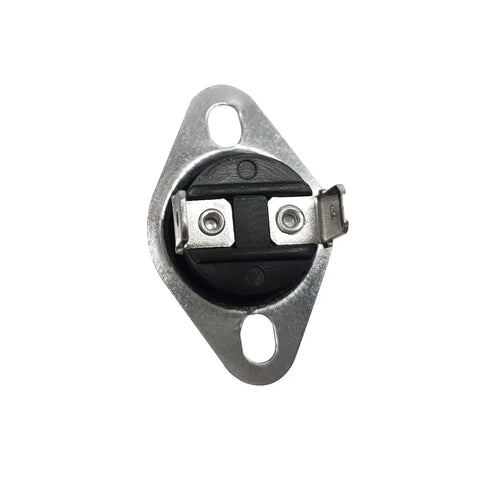 High Temperature RV Furnace Limit Switch 190 Fahrenheit Replacement Part 31091, round metal component with terminal connectors