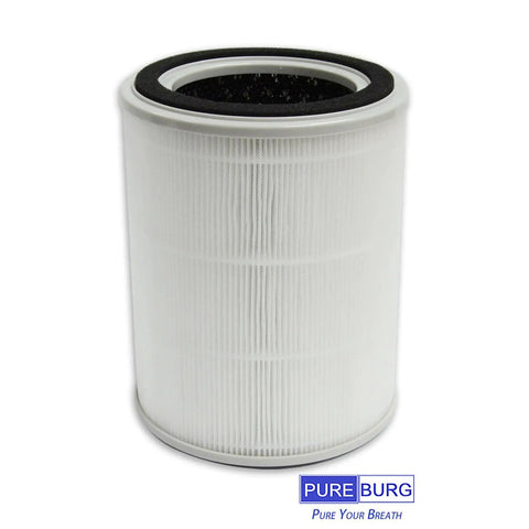 Replacement Filter Set For Comfy Air C2 True HEPA H13 Activated Carbon 2 Pack 2 In 1 Air Purifier Filter Not For Bridge Series TPAP001 TPFF001 Easy To Install Fits Effortlessly Every Time - single filter view
