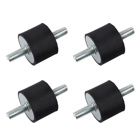 Pack of 4 Anti Vibration Rubber Mount M10 40x30 Shock Damper For Air Compressor, Pump, Motor, And Generator