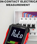 True RMS 6000-Count Digital Voltmeter And USB Rechargeable Auto Ranging Multimeter with large color screen near circuit breakers