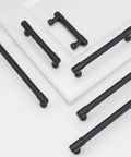 10 Pack 5 Inch Matte Black Cabinet Handles For Kitchen Cabinets And Drawers Alloy Drawer Pulls Solid Cabinet Hardware