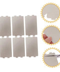 6 Pack Microwave Mica Sheet Covers For Heat Insulation And Burn Protection, Easy Cut Waveguide Replacement Plates display and cutting detail