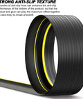 Universal Garage Door Threshold Seal Kit 20Ft Weather Stripping For Bottom Seal Waterproof Rubber Yellow With Dual Adhesive Tape