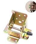 Iron Lock Folding Table And Chair Leg Bracket Hinges 4 Piece Set For Diy Bed Legs And Workbenches Door Hinge Hardware