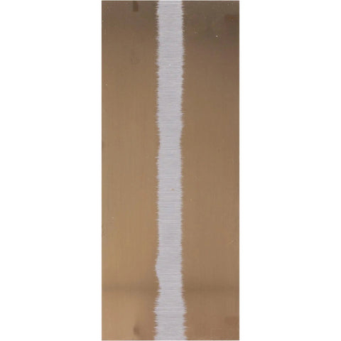 Golden Curry Style Trowel 13 by 5 inches for plastering and EIFS, flat view, made in USA, durable masonry tool for smooth finish 102CST.