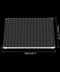 Clear Acrylic Stamp Block With Grid Lines 6x5 Inch For Scrapbooking And Card Making, Precise Alignment For DIY Crafts, Smooth Surface, Reusable Stamping Platform For Crafty Folks And Hobbyists, 160x130mm