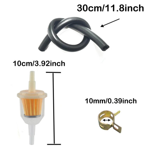 Top Notch Fuel Pump With Filter And Oil Hose For Lawn Mowers And Outdoor Power Equipment, Compatible With Kohler 17HP-25HP